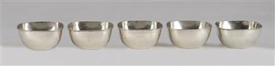 Emmy Red (Hattingen 1885–1942 Tel Aviv), five silver bowls, Berlin, c. 1926/30 - Jugendstil and 20th Century Arts and Crafts