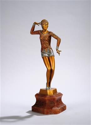 Ferdinand Preiss (Erbach 1882 - Berlin 1943), “Red Dancer”, Berlin, c. 1920/30 - Jugendstil e arte applicata del XX secolo