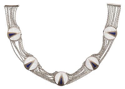 Franz Boeres (1872 Seligenstadt - 1956 Winnental), a necklace, executed by Theodor Fahrner, Pforzheim, c. 1904 - Jugendstil and 20th Century Arts and Crafts