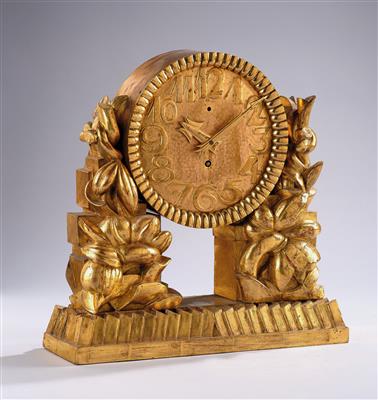 A mantel clock, attributed to Dagobert Peche, designed c. 1922, executed by Max Welz, Vienna - Secese a umění 20. století