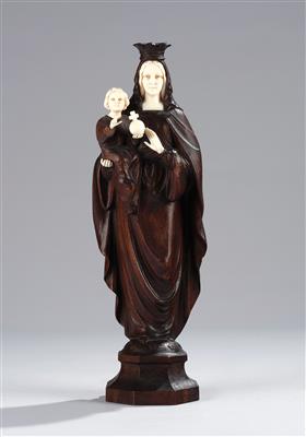 Otto Poertzel (Scheibe 1876–1963 Coburg), Madonna and child, designed c. 1930 - Secese a umění 20. století