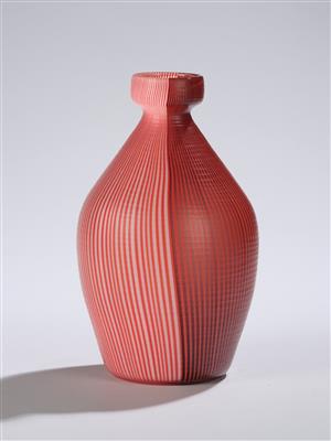 Paolo Venini, a vase “tessuto”, example no. 13, Venini, Murano, 1990 - Jugendstil e arte applicata del XX secolo