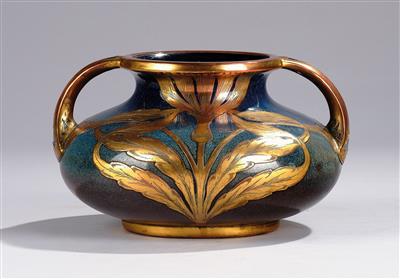 Peter Behrens (1868–1940), a vase with two handles, model number: 2041, Merkelbach & Wick, Grenzhausen, Westerwälder Neukeramik - Jugendstil and 20th Century Arts and Crafts