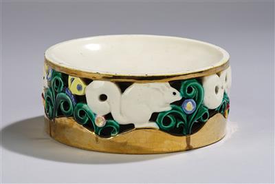 A bowl with squirrel (“Eichhörnchenschale”), WK model number: 292, presentation at the Spring Exhibition in 1912, - Jugendstil e arte applicata del XX secolo