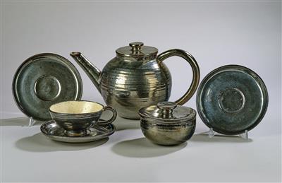 A six-piece tea service, Kunstgewerbeschule des K. K. Österreichischen Museums für Kunst und Industrie, Vienna - Jugendstil e arte applicata del XX secolo