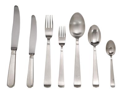 Silver cutlery set for 12 persons (84 pieces), Wilkens & Söhne, Bremen, c. 1900 - Secese a umění 20. století