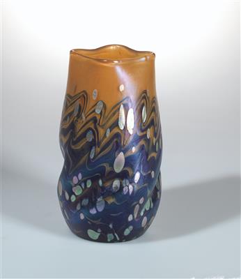 A vase, Johann Lötz Witwe, Klostermühle, c. 1900 - Secese a umění 20. století