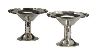 Vincent Carl Dub, a pair silver centrepieces, Vienna, by May 1922 - Secese a umění 20. století