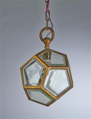 Adolf Loos, a hanging lamp “Dodekaeder”, cf. Friedrich Otto Schmidt, Vienna, c. 1902/03 - Jugendstil and 20th Century Arts and Crafts