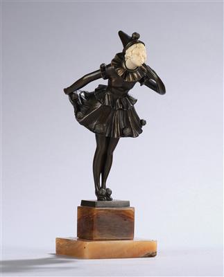 Samuel Lipchytz (Lipszyc) (1880-1943), a dancer, blowing a kiss, c. 1920/30 - Secese a umění 20. století