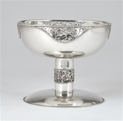 A silver centrepiece in the style of Hans Bolek, Vienna, by May 1922 - Jugendstil and 20th Century Arts and Crafts