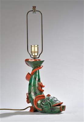 Vally Wieselthier, a lamp base in the form of a fish, Wiener Werkstätte, 1928 - Jugendstil e arte applicata del XX secolo