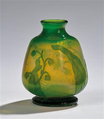 A vase with bellflowers, Daum, Nancy, c. 1904–14 - Jugendstil and 20th Century Arts and Crafts