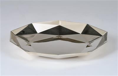 Zehneckige Silberschale im "gefalteten" Stil, Tiffany  &  Co. New York, um 1960 - Jugendstil und angewandte Kunst des 20. Jahrhunderts