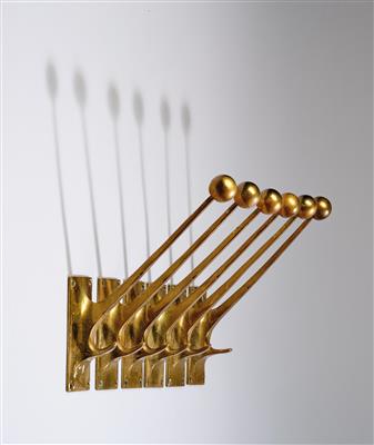 Adolf Loos, six wall hooks, used inter alia for the store of Knize Gentleman’s Outfitters, Vienna, 1909 - Secese a umění 20. století