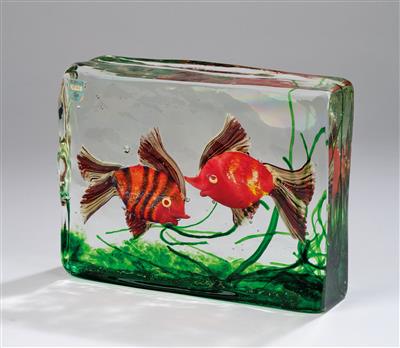 A large aquarium, Gino Cenedese, Murano - Secese a umění 20. století