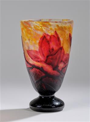 A vase with magnolias, Daum, Nancy, c. 1910–1914 - Jugendstil and 20th Century Arts and Crafts