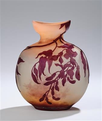 Vase "Wisteria", Emile Gallé, Nancy, um 1905-10 - Jugendstil und angewandte Kunst des 20. Jahrhunderts