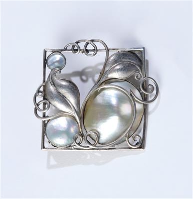 Franz Karl Delavilla, brooch, designed in 1912, commissioned by Oscar Dietrich, Hamburg, 1912 - Jugendstil and 20th Century Arts and Crafts