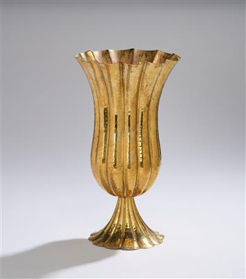 Josef Hoffmann, a vase (footed vase), Wiener Werkstätte, 1917/24 - Secese a umění 20. století