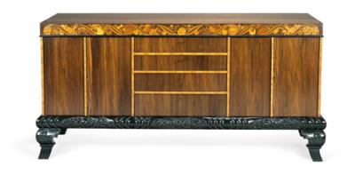 A sideboard from a dining room, attributed to Otto Prutscher, c. 1920 - From the Schedlmayer Collection- Art Nouveau and 20th Century Applied Arts