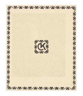 Carl Krenek (Wien, 1180-1948), "Die vier Jahreszeiten", geschnitten und gedruckt von Carl Krenek, Wien, 1906 - Aus der Sammlung Schedlmayer - Jugendstil und angewandte Kunst des 20. Jahrhunderts