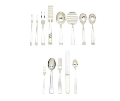 Gio Ponti (Italy, 1891-1979), a 56-piece cutlery service, model number: 4900, Krupp, Berndorf - Ze sbírky Schedlmayer - secese a užité umění 20. století