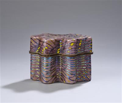 Jack Ink (born in Ohio in 1944), a covered box, c. 1985 - From the Schedlmayer Collection II - Art Nouveau and Applied Art of the 20th Century