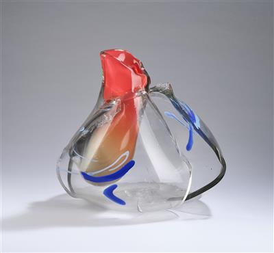 Johannes Holländer, a glass sculpture "He-She", no. 23/86, Baden - Dalla Collezione Schedlmayer  II