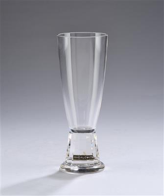 Otto Prutscher, a beer glass from a drinking set, Bakalowits & Söhne, Vienna c. 1910 - From the Schedlmayer Collection II - Art Nouveau and Applied Art of the 20th Century