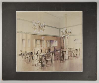 Otto Prutscher, Entwurf: Café Atlashof, Wien, um 1911 - Aus der Sammlung Schedlmayer II – Kleinode des Jugendstils und angewandte Kunst des 20. Jahrhunderts
