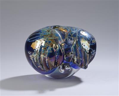 Robert Coleman (born in the USA in 1943), a glass object or vase, 1978 - From the Schedlmayer Collection II - Art Nouveau and Applied Art of the 20th Century
