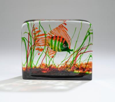 An aquarium with fish and marine flora, attributed to Gino Cenedese, Murano - Jugendstil and 20th Century Arts and Crafts