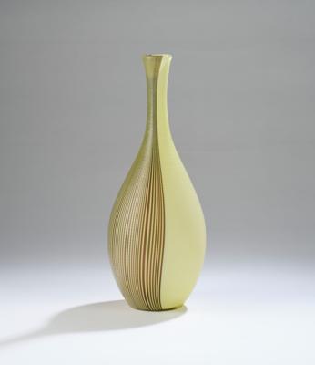 Carlo Scarpa (Venice, 1906-1978 Tokyo), a vase "Tessuto", designed in around 1940, executed by Venini, Murano - Secese a umění 20. století