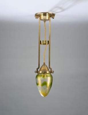 A hanging lamp by Johann Lötz Witwe, Klostermühle for E. Bakalowits Söhne, Vienna, c. 1902 - Jugendstil e arte applicata del XX secolo