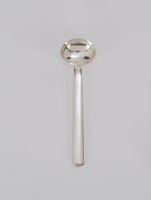 Josef Hoffmann, a table spoon made of silver (work no.: p 798) from the cutlery service "Round Model", Wiener Werkstätte, 1906-12 - Jugendstil e arte applicata del XX secolo