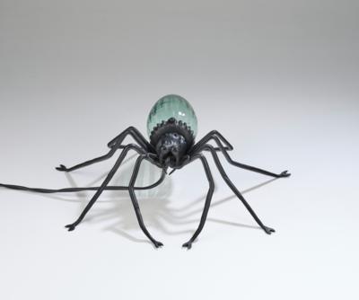 A spider table lamp with green lampshade, designed in c. 1925/30 - Jugendstil e arte applicata del XX secolo