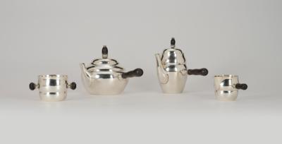 A four-part silver service, Georg Jensen, Copenhagen, 1915-30 - Secese a umění 20. století