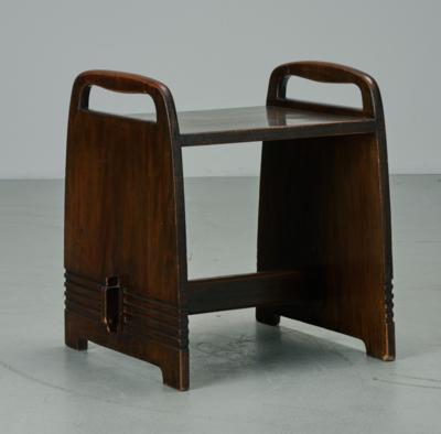 Sigmund Jary, a stool from the “Living Room of a Married Worker” (original title: Schemel aus dem “Wohnzimmer eines verheirateten Arbeiters”), Vienna, 1899 - Jugendstil and 20th Century Arts and Crafts