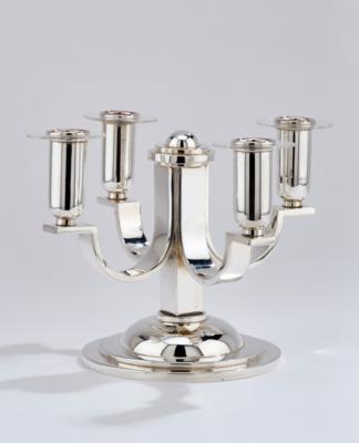 A four-armed candelabrum in the Art Déco style, c. 1920 - Secese a umění 20. století