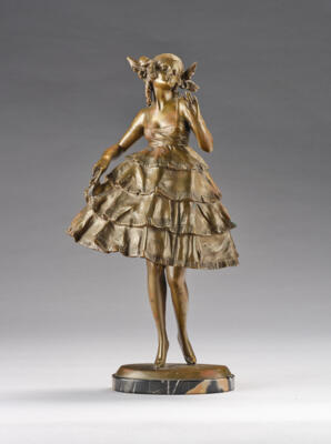 Bruno Zach (Schitomir 1891-1945 Wien), tanzende Frauenfigur, Wien, um 1925 - Jugendstil & Angewandte Kunst des 20. Jahrhunderts