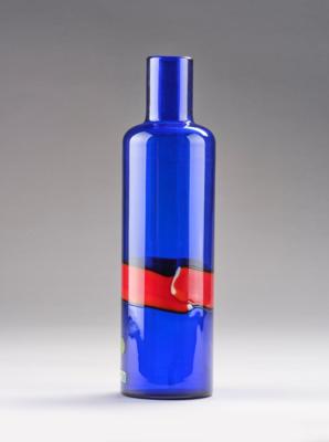 Flavio Bianconi, Vase (Flaschenvase) "Fasce Orizzontale", Vistosi, Murano, um 1965 - Jugendstil & Angewandte Kunst des 20. Jahrhunderts