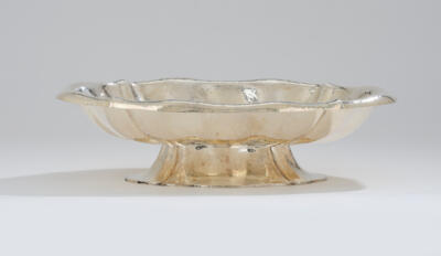 A large oval silver centrepiece bowl, Alexander Sturm, Vienna, after May 1922 - Jugendstil and 20th Century Arts and Crafts