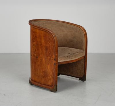 Josef Hoffmann, an armchair, model number 720, designed in 1901, produced since 1901, advertising page of the catalogue of Jacob & Josef Kohn, Vienna for the 15th Secession Exhibition in Vienna, - Secese a umění 20. století