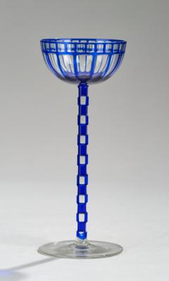 Otto Prutscher, a goblet, designed in around 1907, executed by Meyr’s Neffe, Adolf, merchant-employer E. Bakalowits Söhne, Vienna - Jugendstil e arte applicata del XX secolo