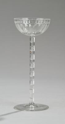 Otto Prutscher, a goblet, designed in around 1907, executed by Meyr’s Neffe, Adolf, merchant-employer E. Bakalowits Söhne, Vienna - Jugendstil and 20th Century Arts and Crafts