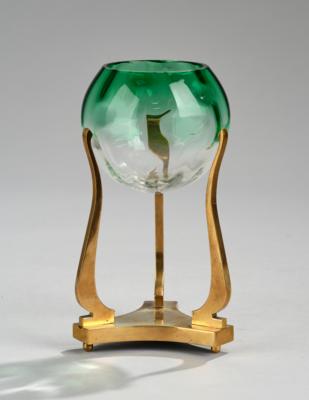 A vase in a brass frame, attributed to Koloman Moser, probably Meyr’s Neffe, Adolf for by E. Bakalowits, Söhne, Vienna - Jugendstil e arte applicata del XX secolo