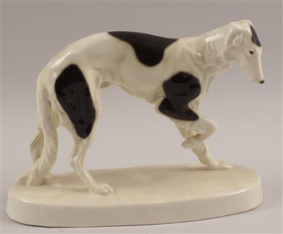 Stehender Windhund, - Antiques