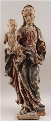 Barocke Madonna mit Kind, - Antiquariato