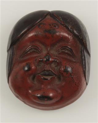 Netsuke einer Okame-Maske, - Antiques